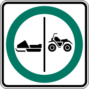 «Дорога для мотовездеходов и снегоходов» (Квебек) #2