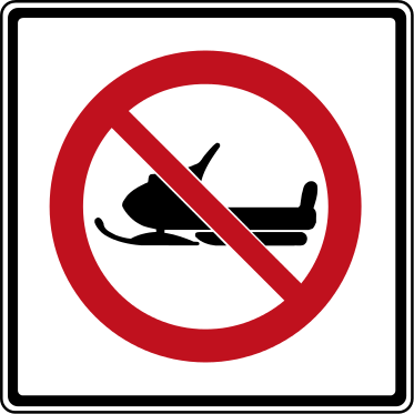 «Движение снегоходов запрещено» (Онтарио)