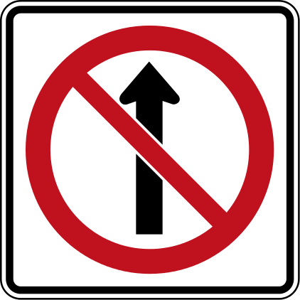 «Движение прямо запрещено» (Онтарио)