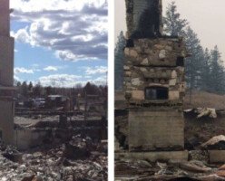Мужчина потерял два дома за год из-за лесных пожаров