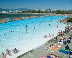 Общественные бассейны в Ванкувере на открытом воздухе