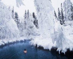 Горячие источники Лиард Ривер (Liard River Hot Springs)
