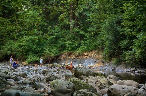 Прибрежная полоса парка Канака (Kanaka Creek Riverfront)