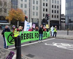 В Канаде активисты Extinction Rebellion блокируют движение на оживленных мостах