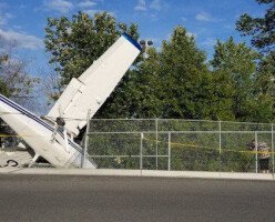 В Ванкувере упал самолет