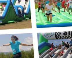 Полоса препятствий «Insane Inflatable 5K» приезжает в Канаду