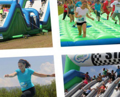 Полоса препятствий «Insane Inflatable 5K» приезжает в Канаду