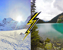 Зимний поход на Joffre Lakes