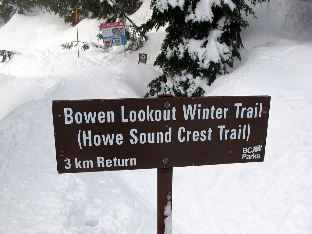 Bowen Lookout Winter Trail (Howe Sound Crest Trail)