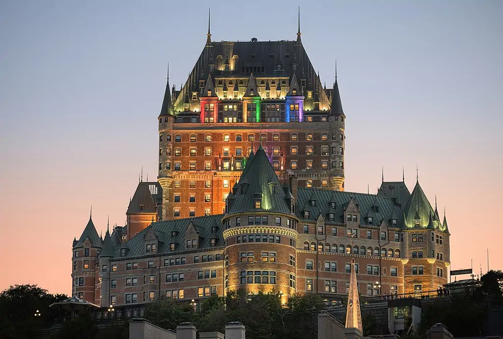 Замок Chateau Frontenac (Квебек, Квебек)