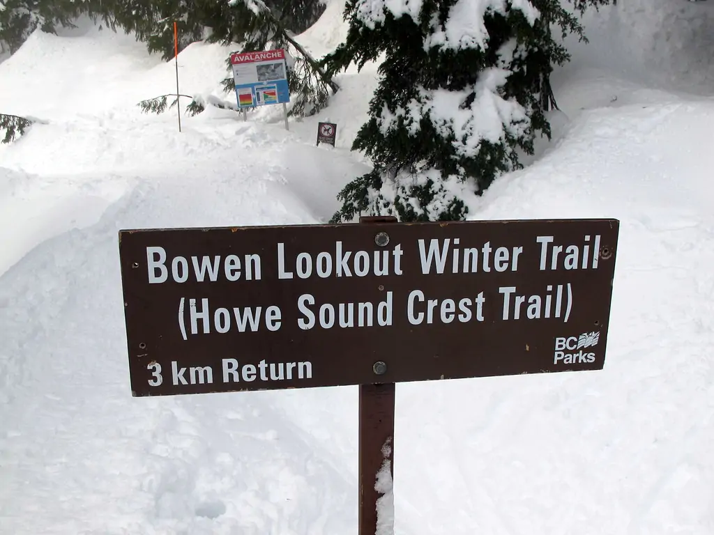Bowen Lookout Winter Trail (Howe Sound Crest Trail)