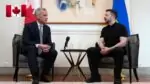Встреча премьера Канады и главы Украины