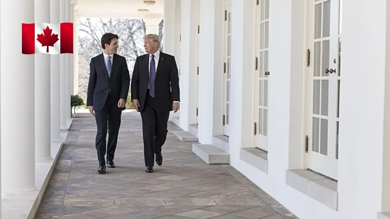 Трамп и Трюдо Канада