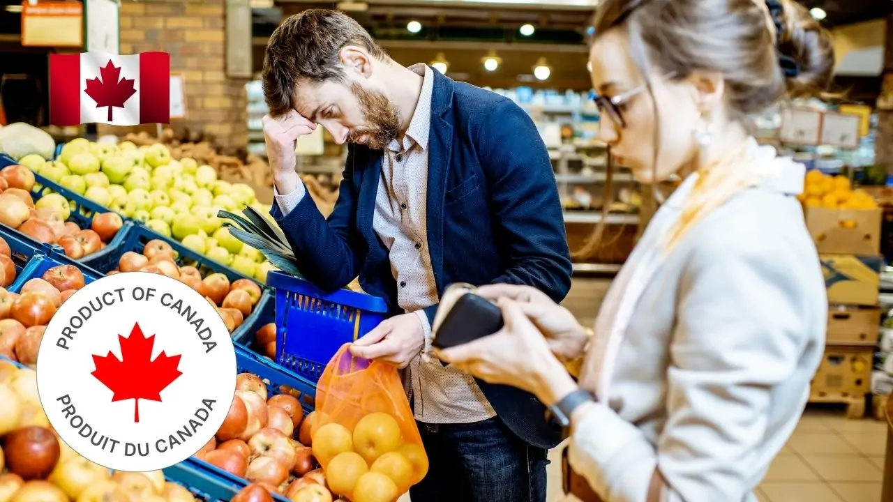 Продукты под поддельной маркой Сделано ф Канаде