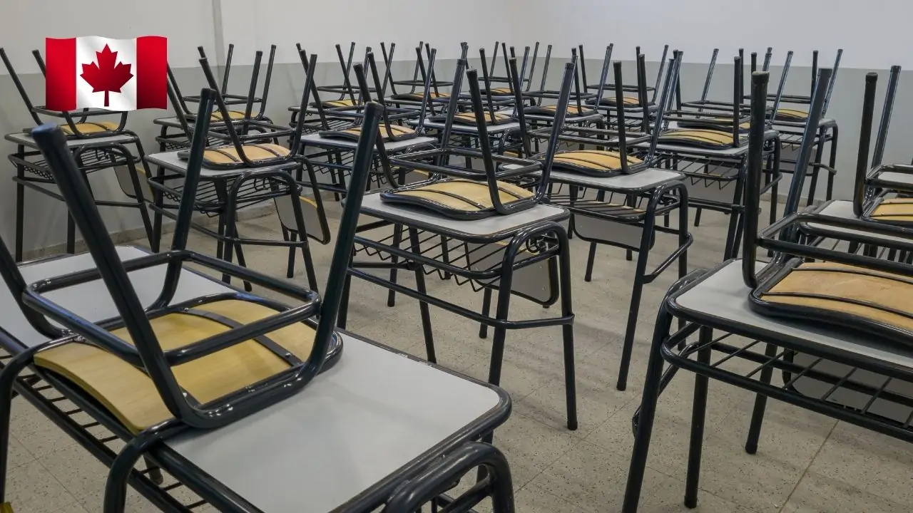Забастовка в школах Канады