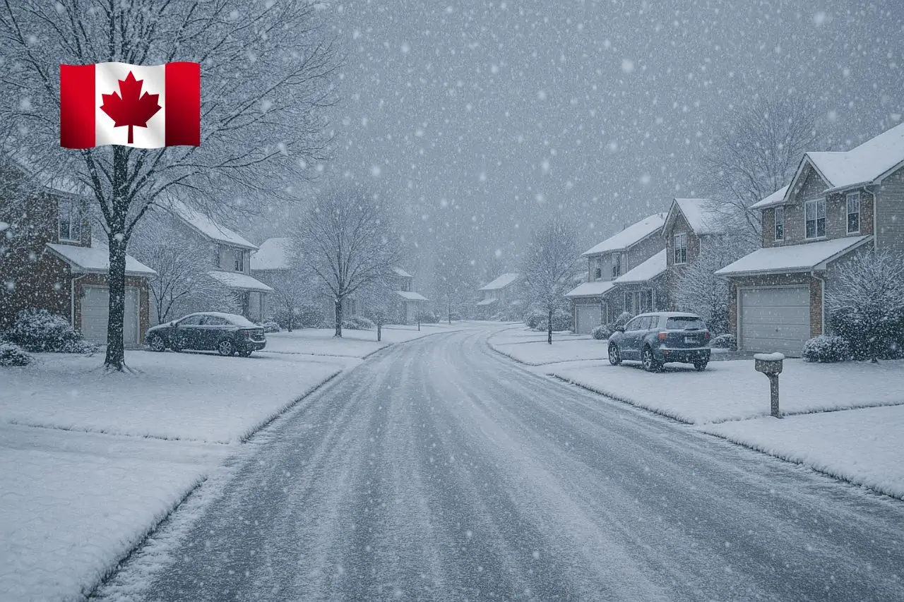 Канаду накрыл сильный снегопад: школы и офисы закрываются