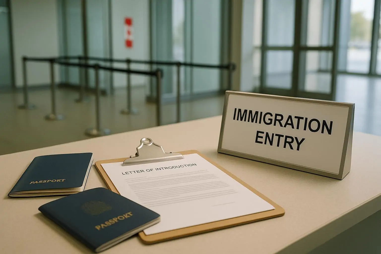 Документы для въезда в Канаду на стойке контроля: паспорт и письмо-уведомление о выдаче разрешения