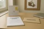 Документы по иммиграции на столе и календарь с отметкой «90 дней» в светлом офисе, Канада